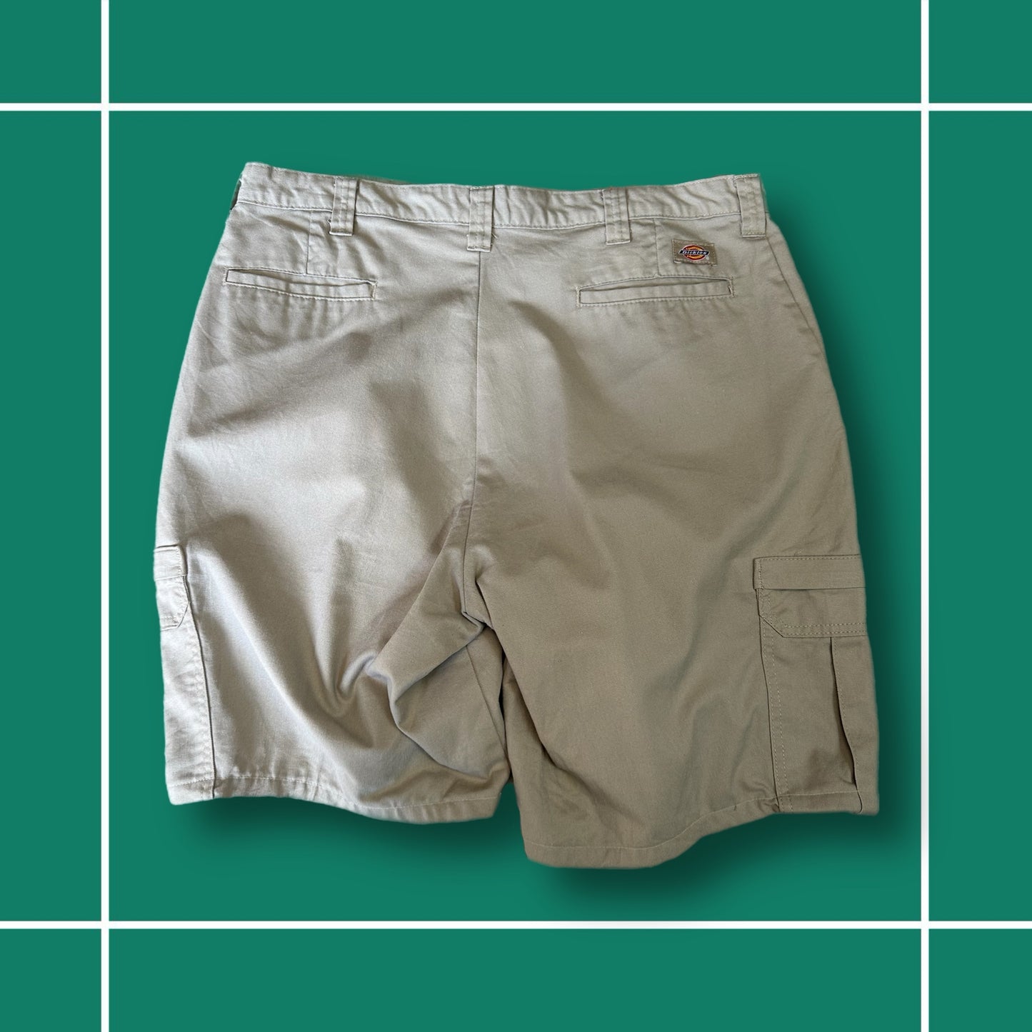Vintage Dickies Beige Cargo Shorts