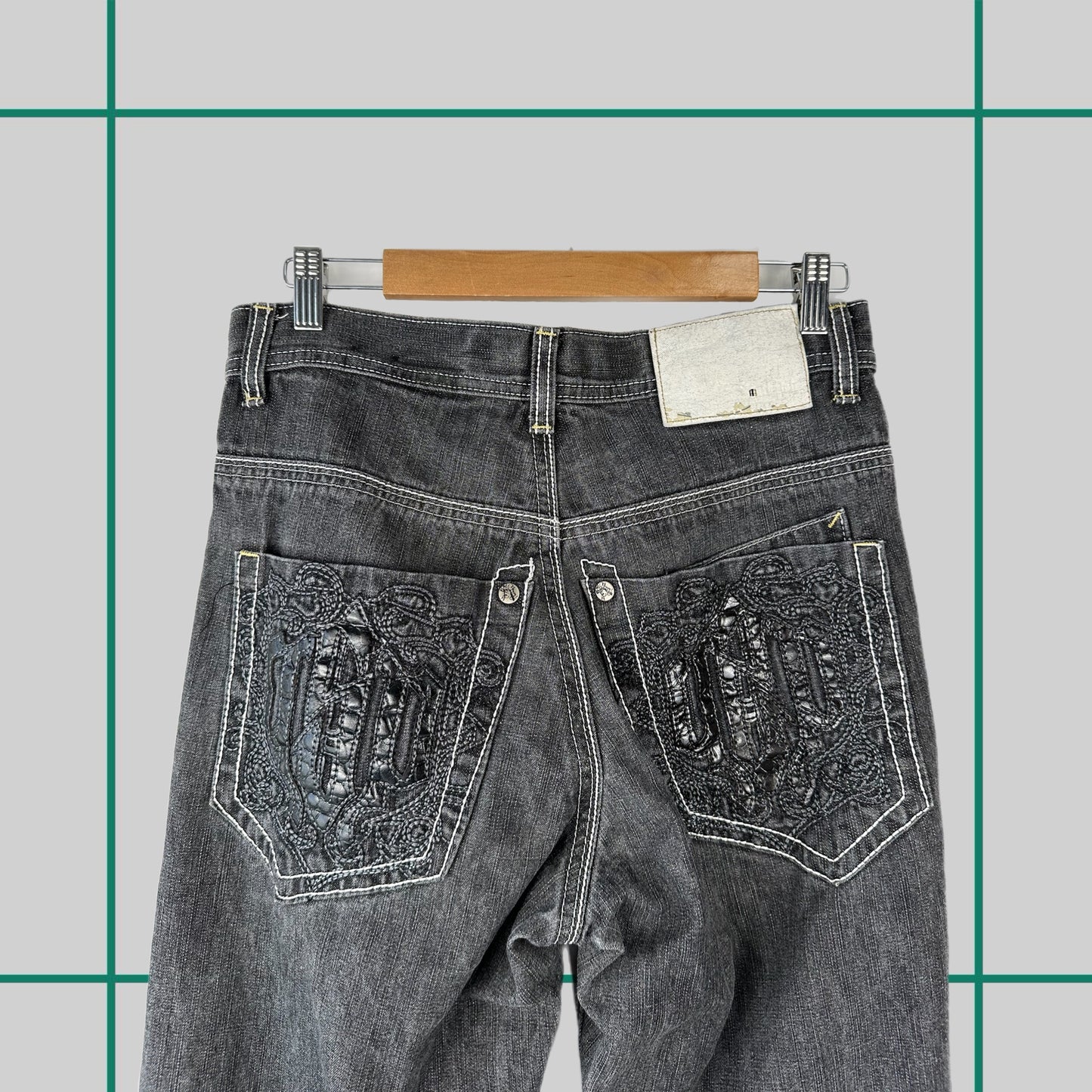 Vintage Southpole Embroidered Jeans