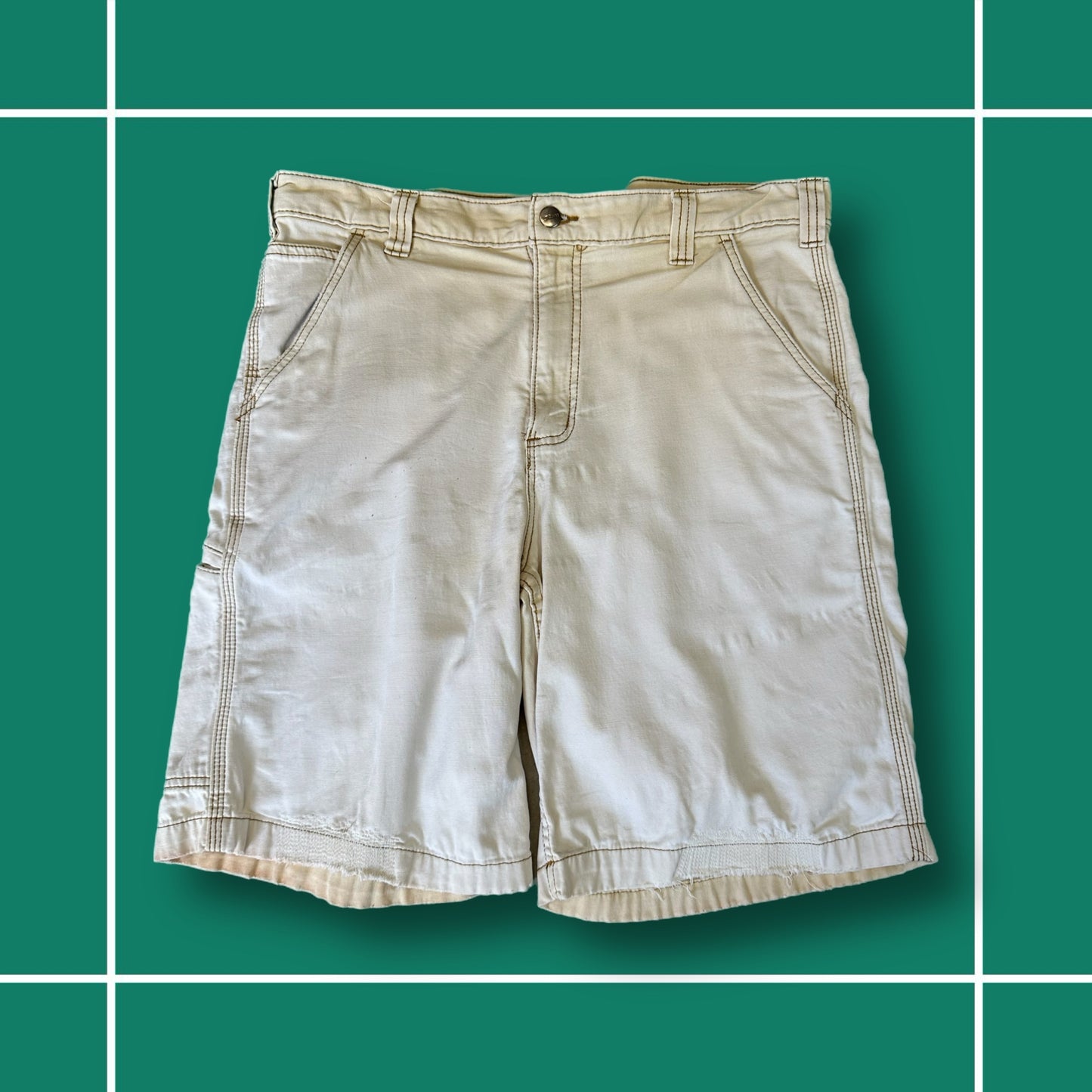 Vintage Carhartt Cream Shorts
