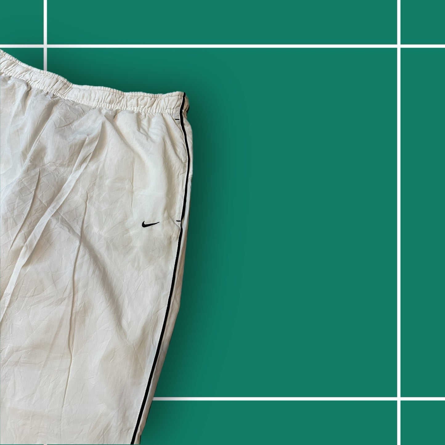 Vintage Nike White Track Pants