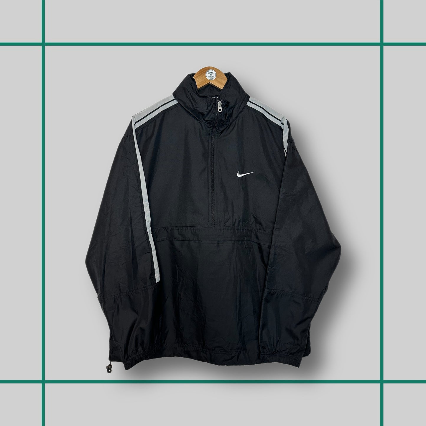 Vintage Nike 00's Black Anorak
