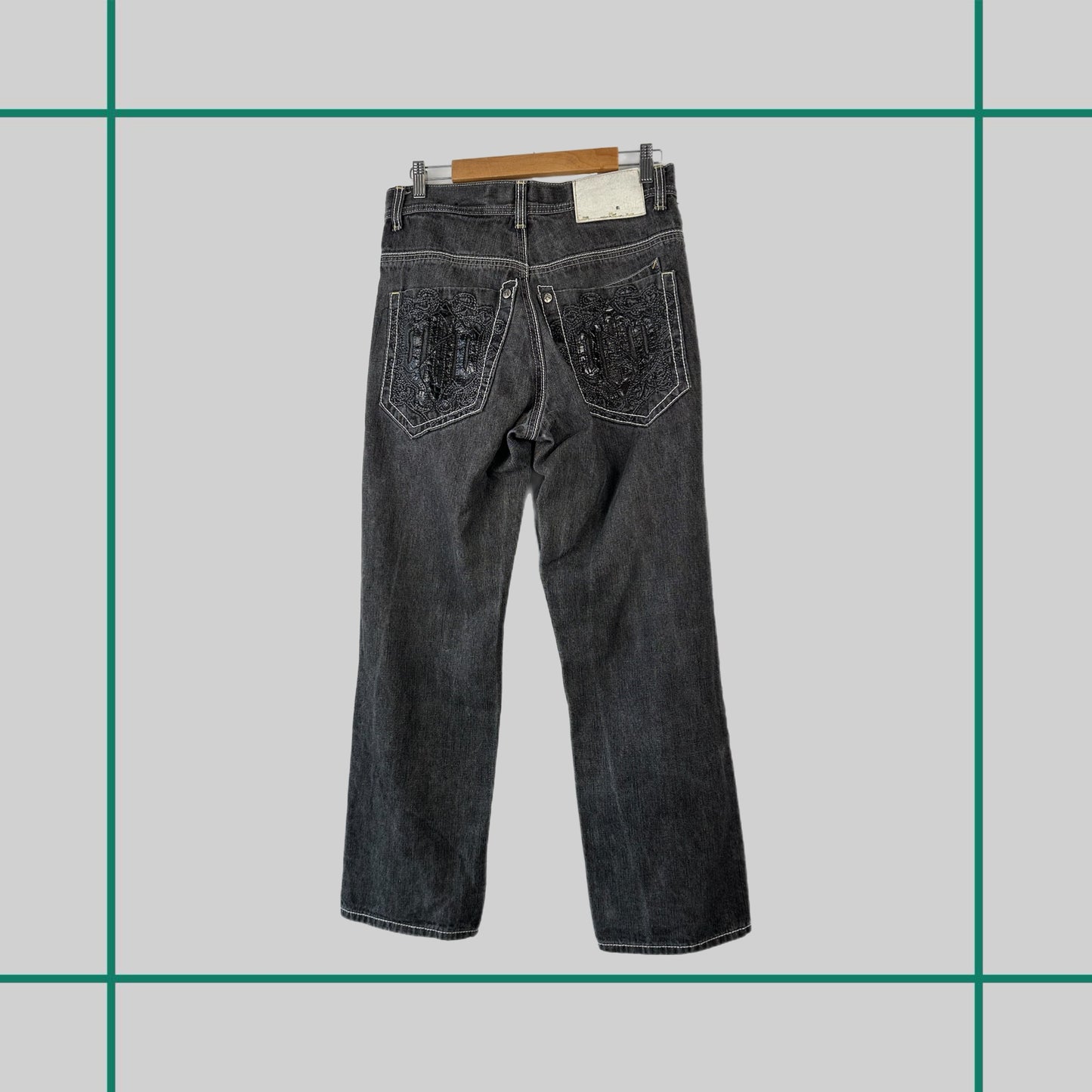 Vintage Southpole Embroidered Jeans