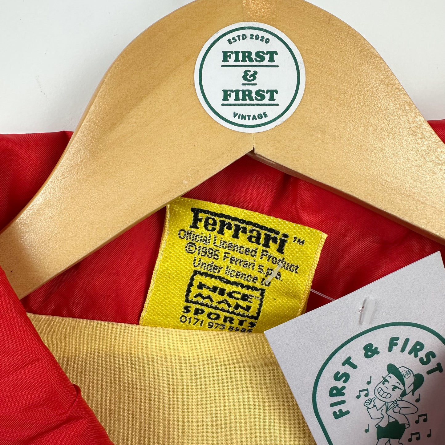 Vintage 1996 Ferrari Coaches Jacket