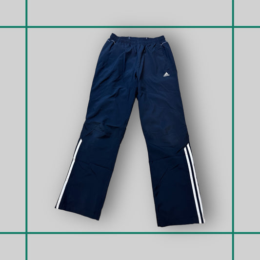 Vintage Adidas Navy/White Half Stripe Track Pants