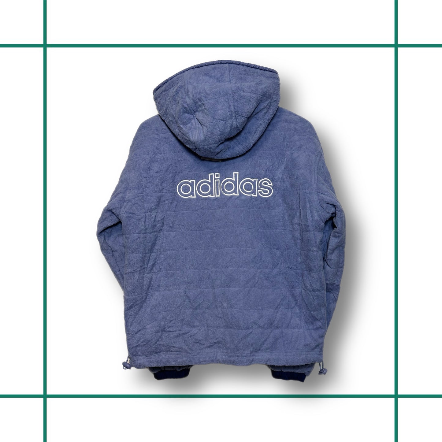 Vintage Adidas Reversible Fleece Jacket