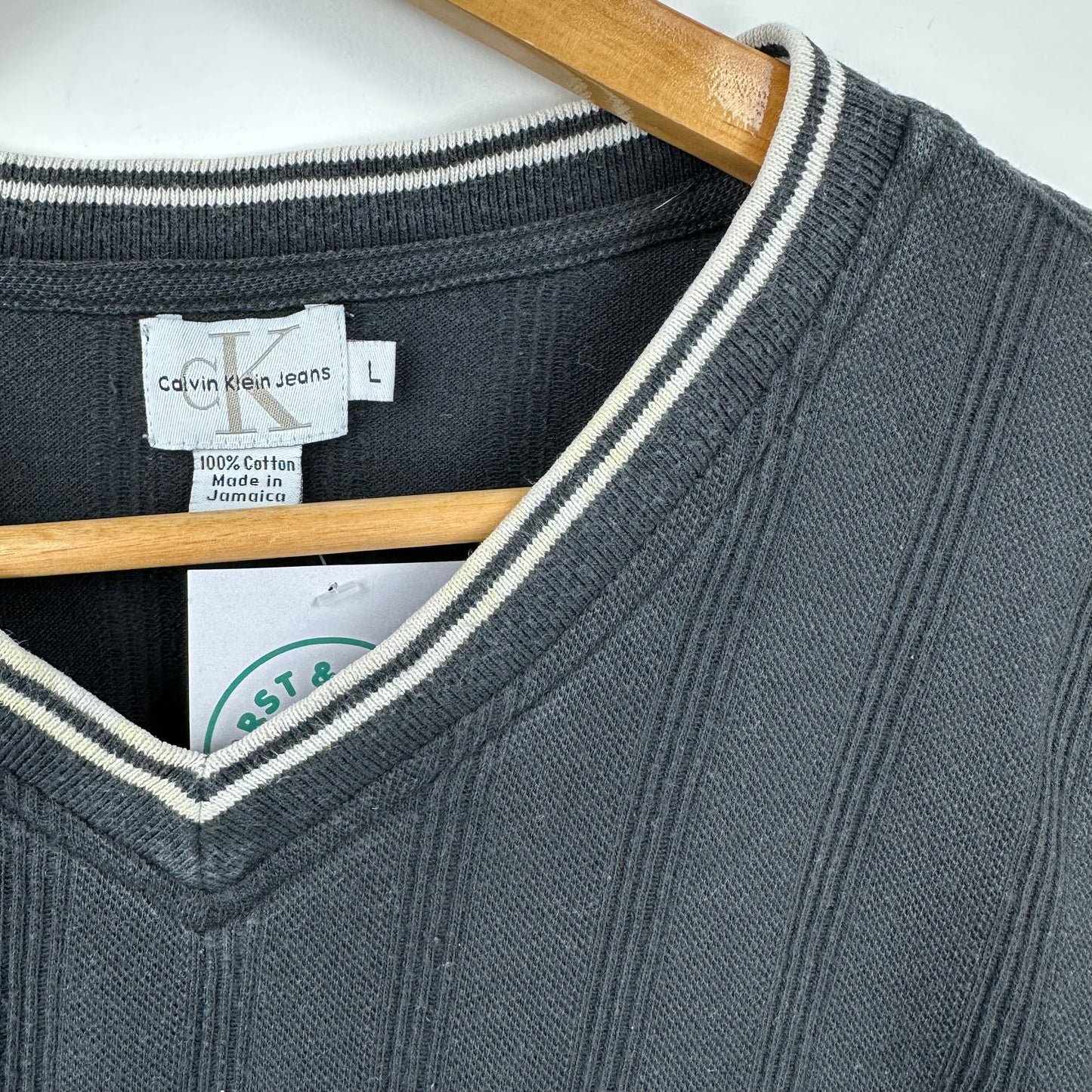 Vintage Calvin Klein V-Neck Tee