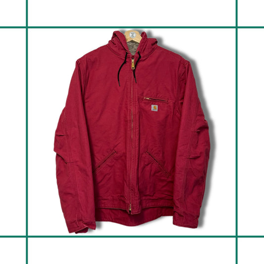 Vintage Carhartt Pink Worker's Jacket w/ Hood