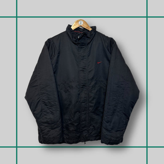 Vintage Nike 00's Black Fleece Lined Jacket