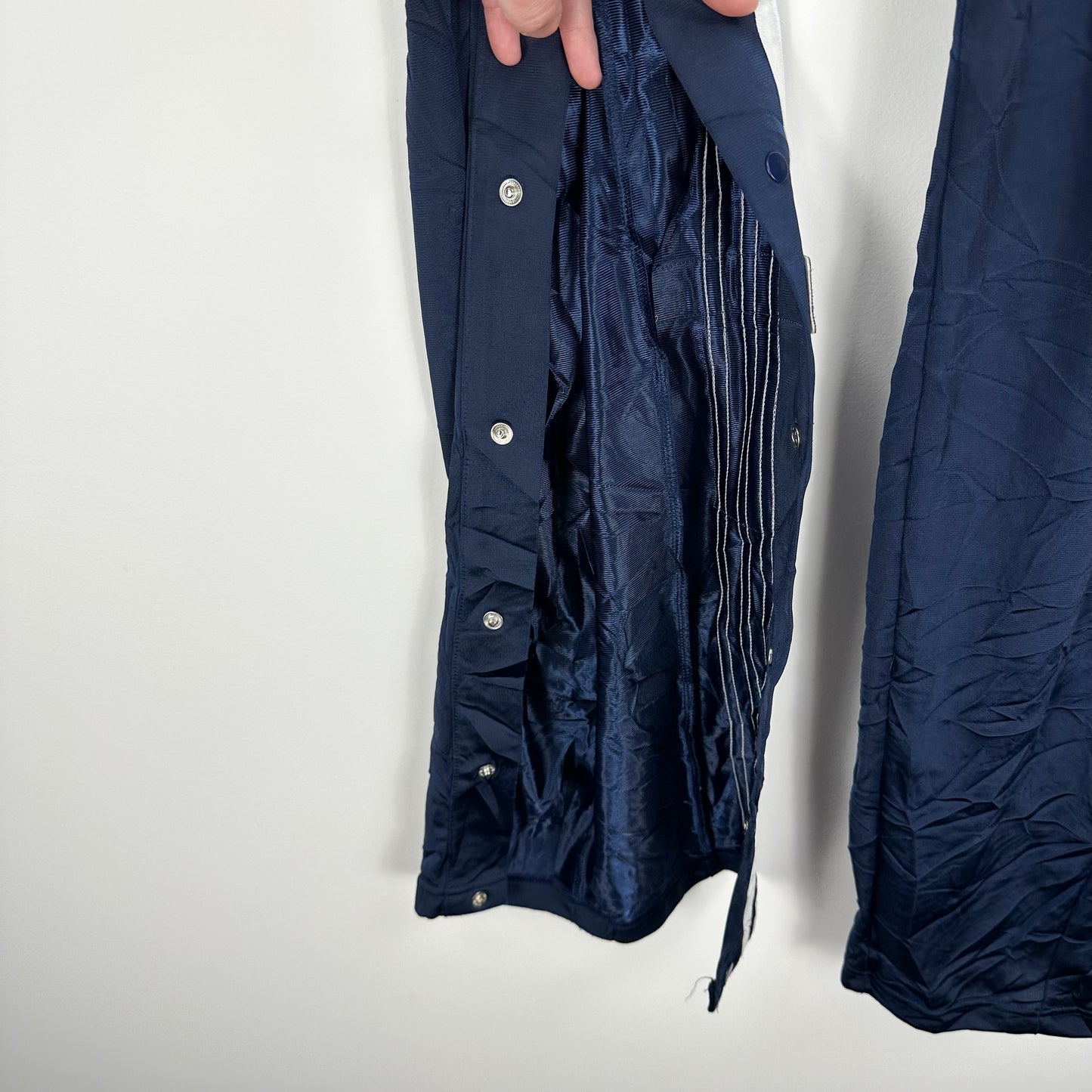 Vintage Adidas Navy Button Track Pants - XL