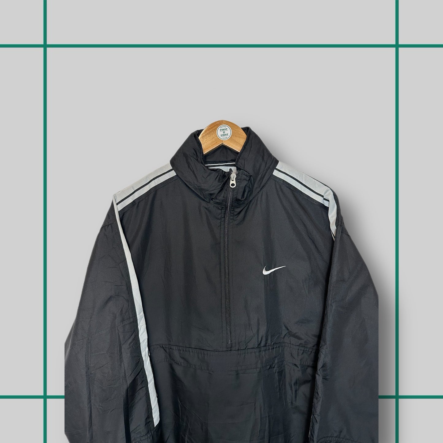 Vintage Nike 00's Black Anorak