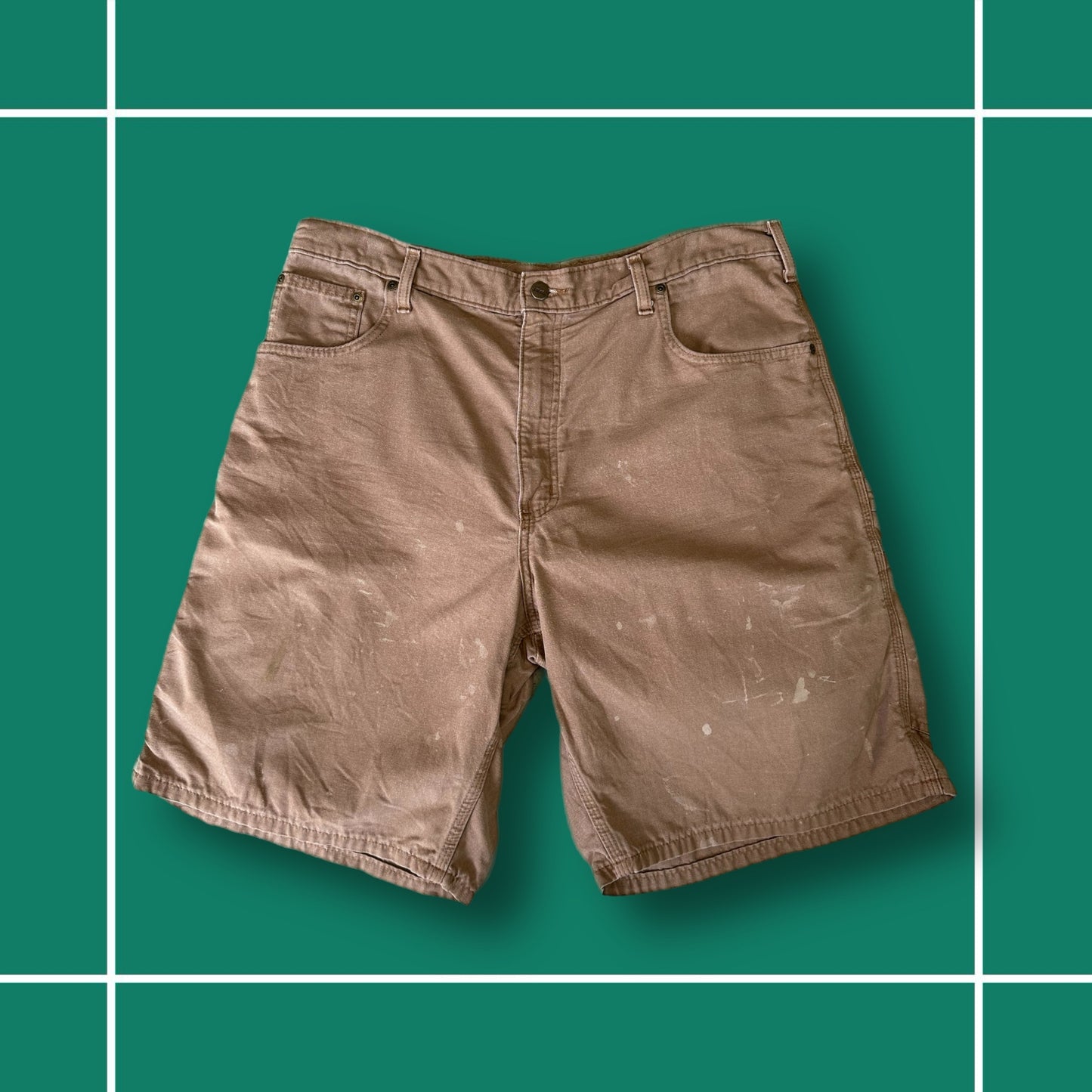 Vintage Carhartt Brown Carpenter Shorts