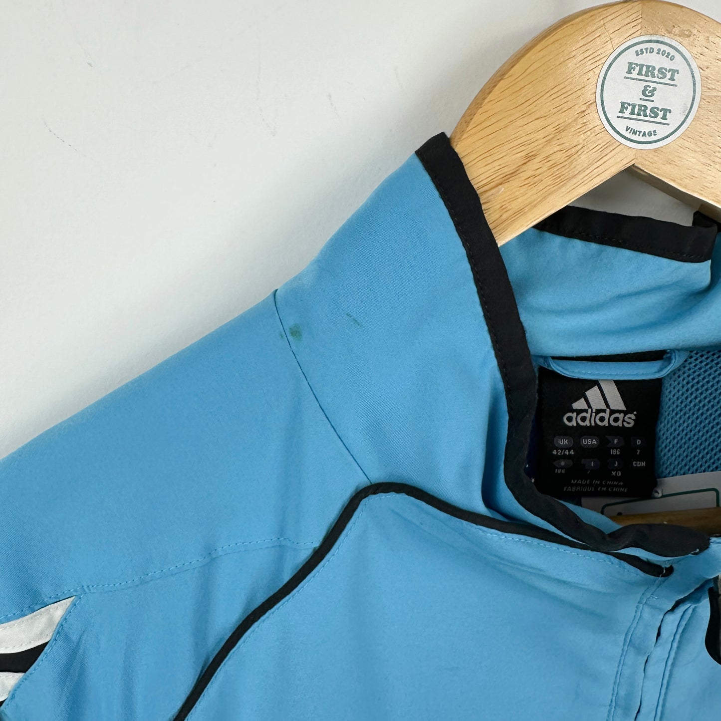 Vintage 2005 Adidas Olympic Marseille Track Jacket