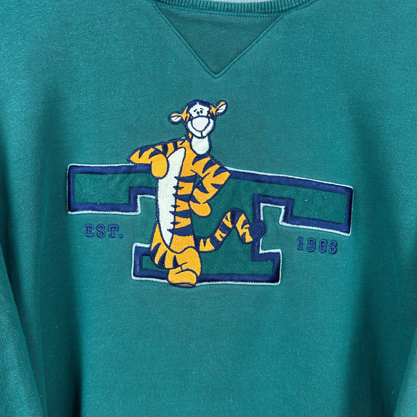 Vintage 00's Tigger 'Big T' Embroidered Crewneck