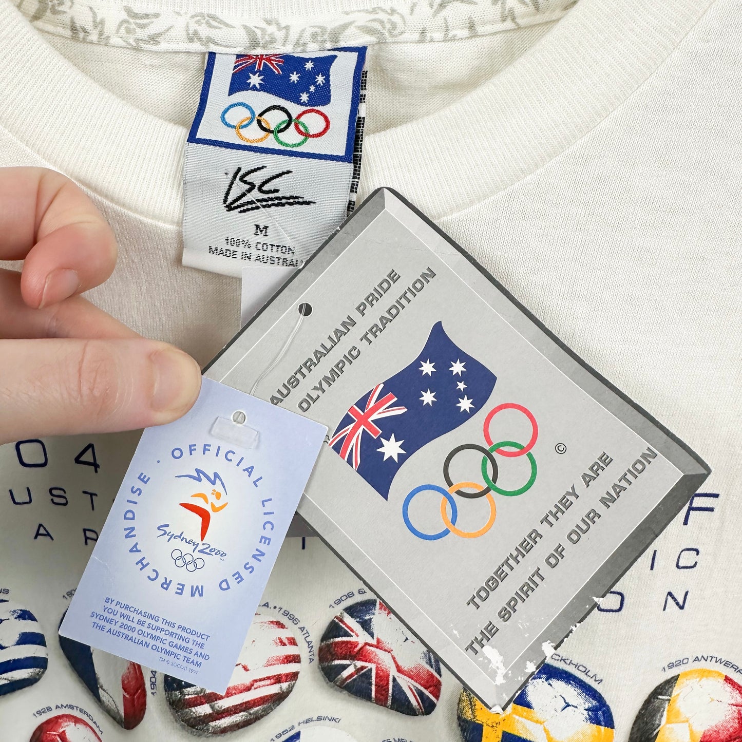 Vintage Sydney 2000 Olympics Soccer Ball Tee