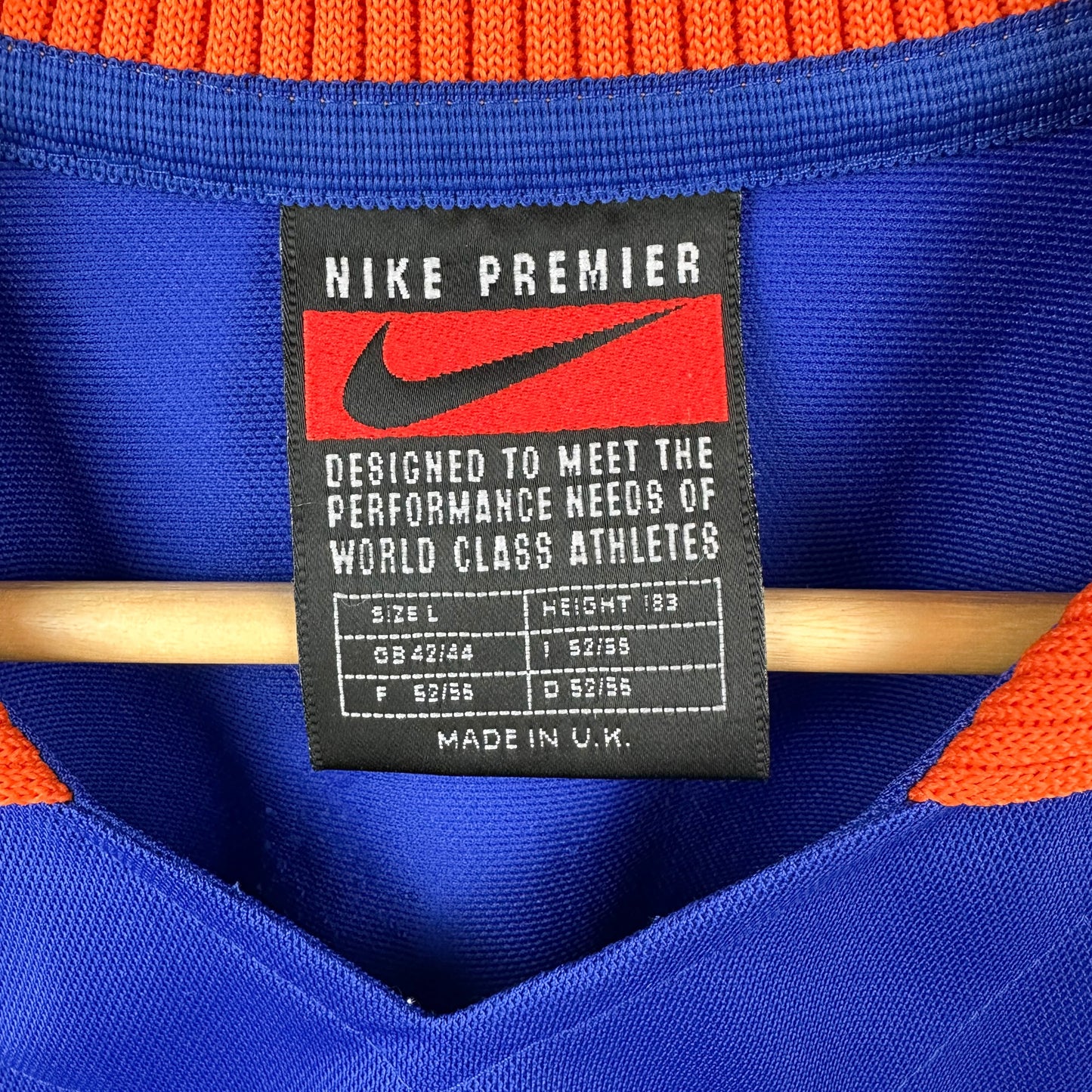 Vintage Nike Premier x 1997 Netherlands Away Jersey