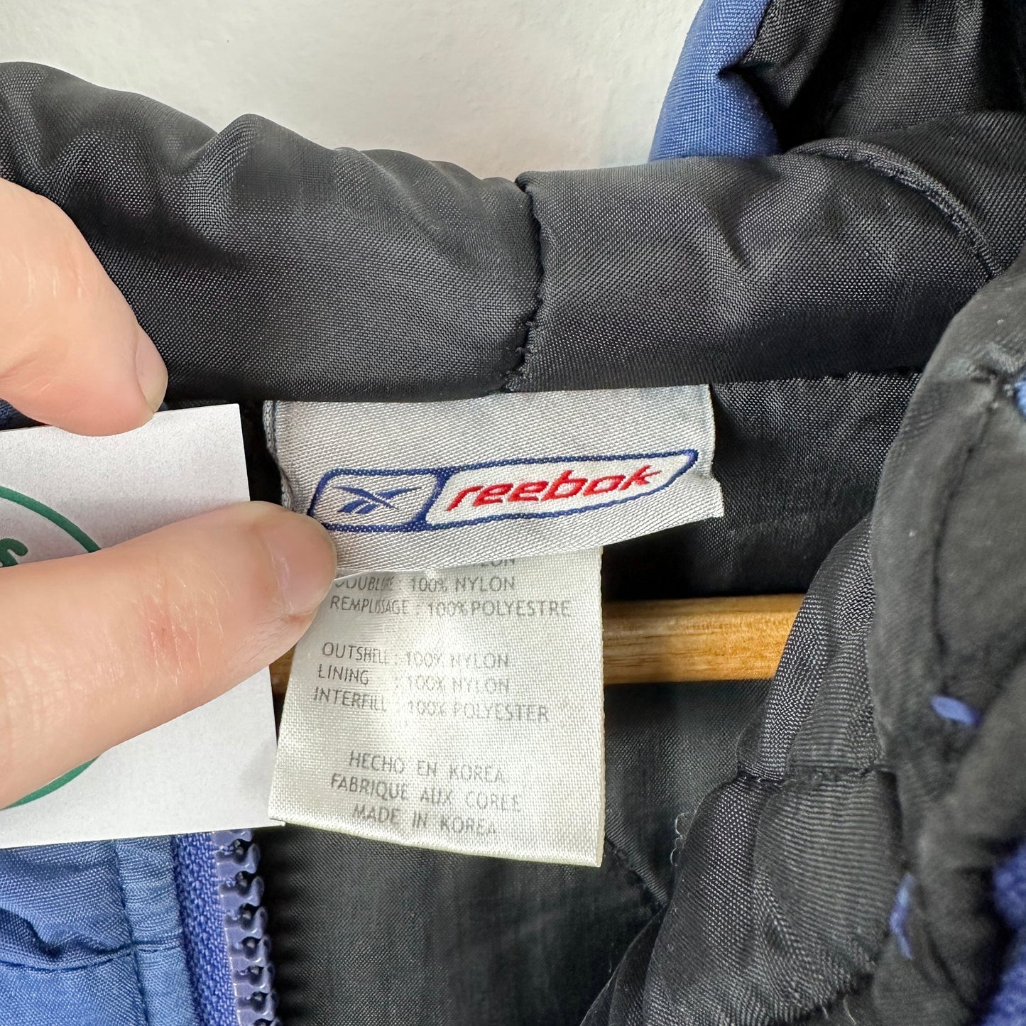 Vintage 00's Reebok x New York Giants Hooded Jacket