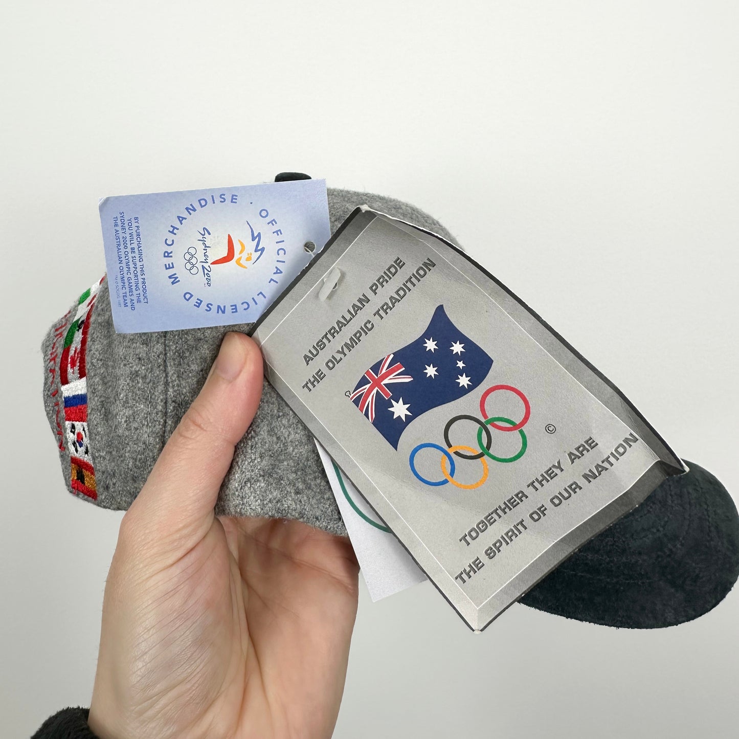 Vintage Sydney 2000 Olympics '104 Years of Participation' Wool Hat