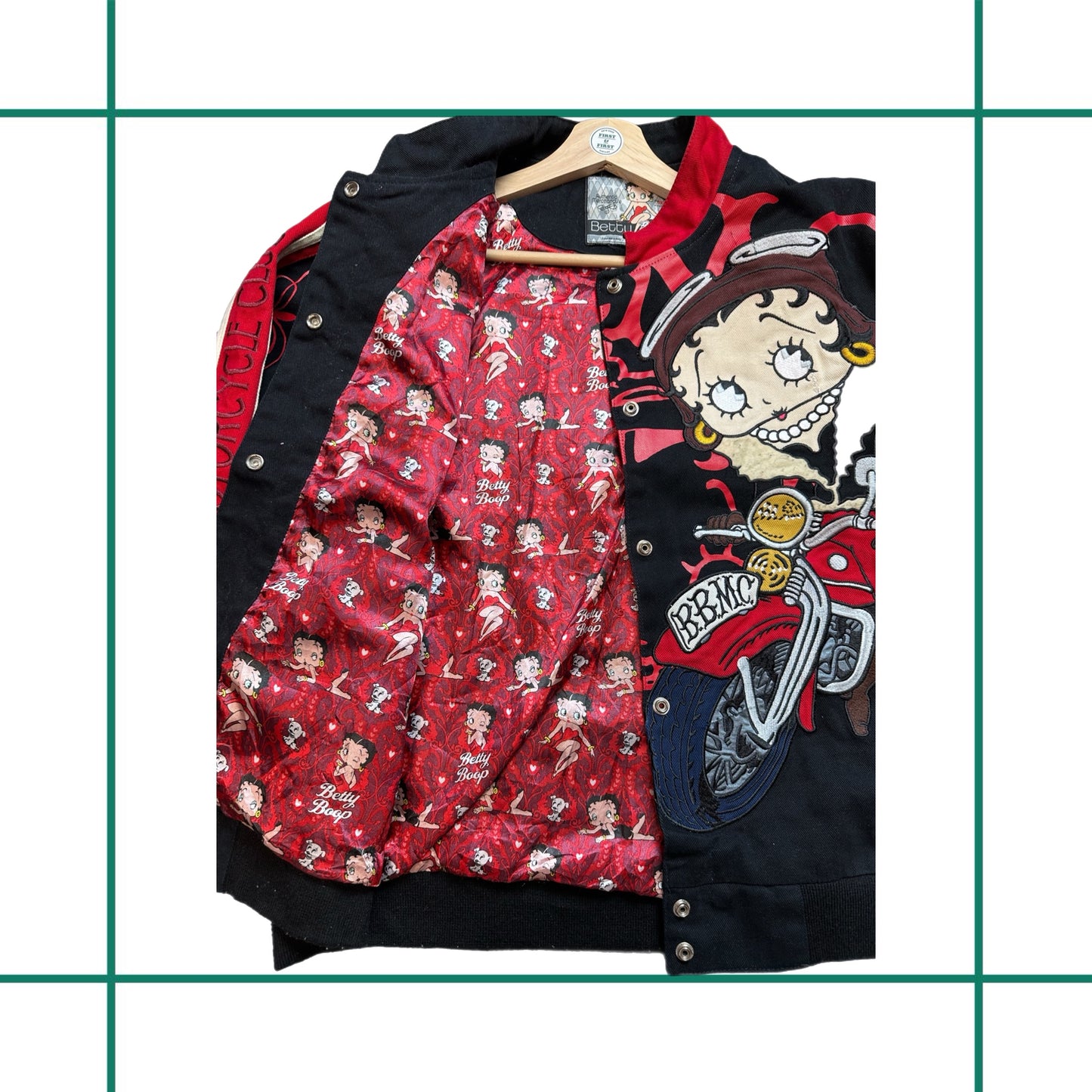 Vintage Jeff Hamilton x Betty Boop Motorcycle Jacket