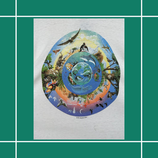 Vintage 1994 Human-i-Tees Animal Tee