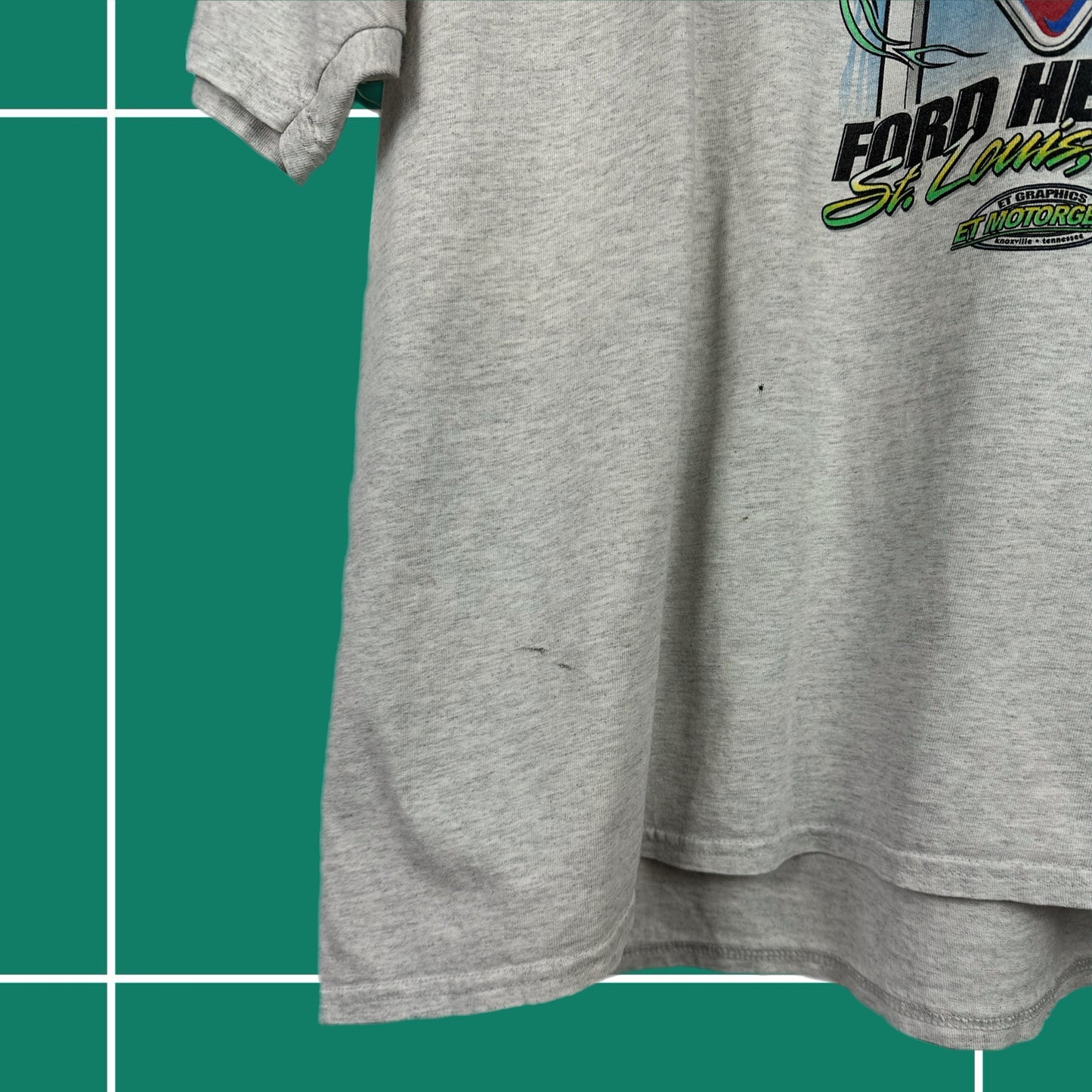 Vintage 2003 Ford Racing Double Sided Tee