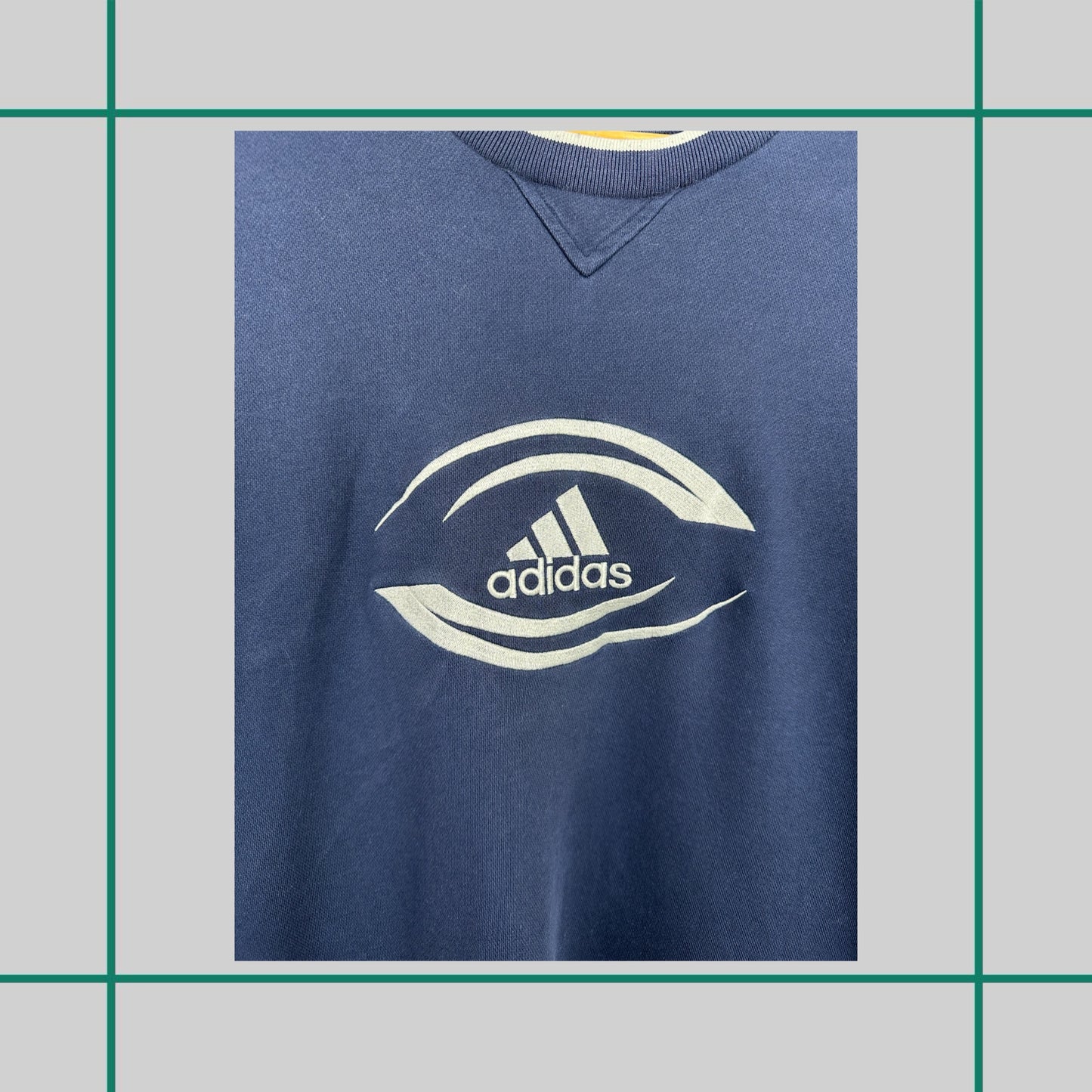 Vintage Adidas Navy Logo Crewneck