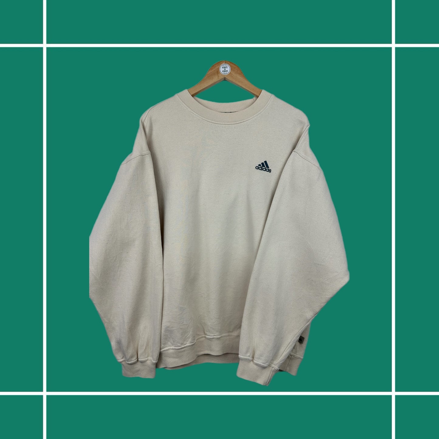 Vintage 90's Adidas Logo Crewneck