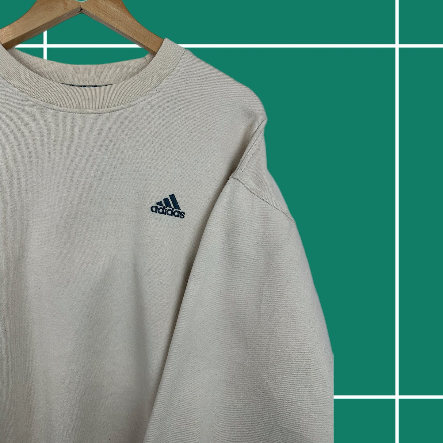 Vintage 90's Adidas Logo Crewneck