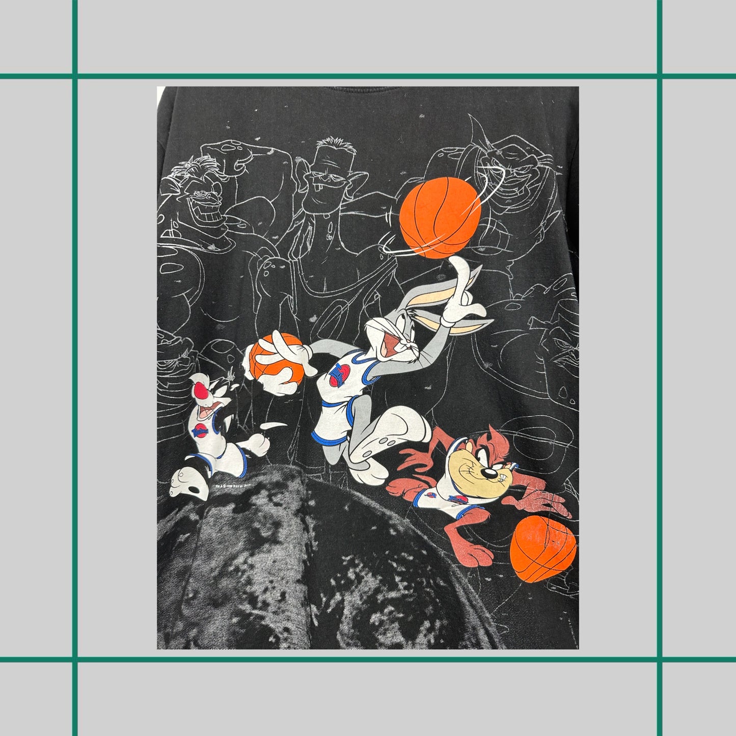 Vintage 1996 Space Jam AOP Tee