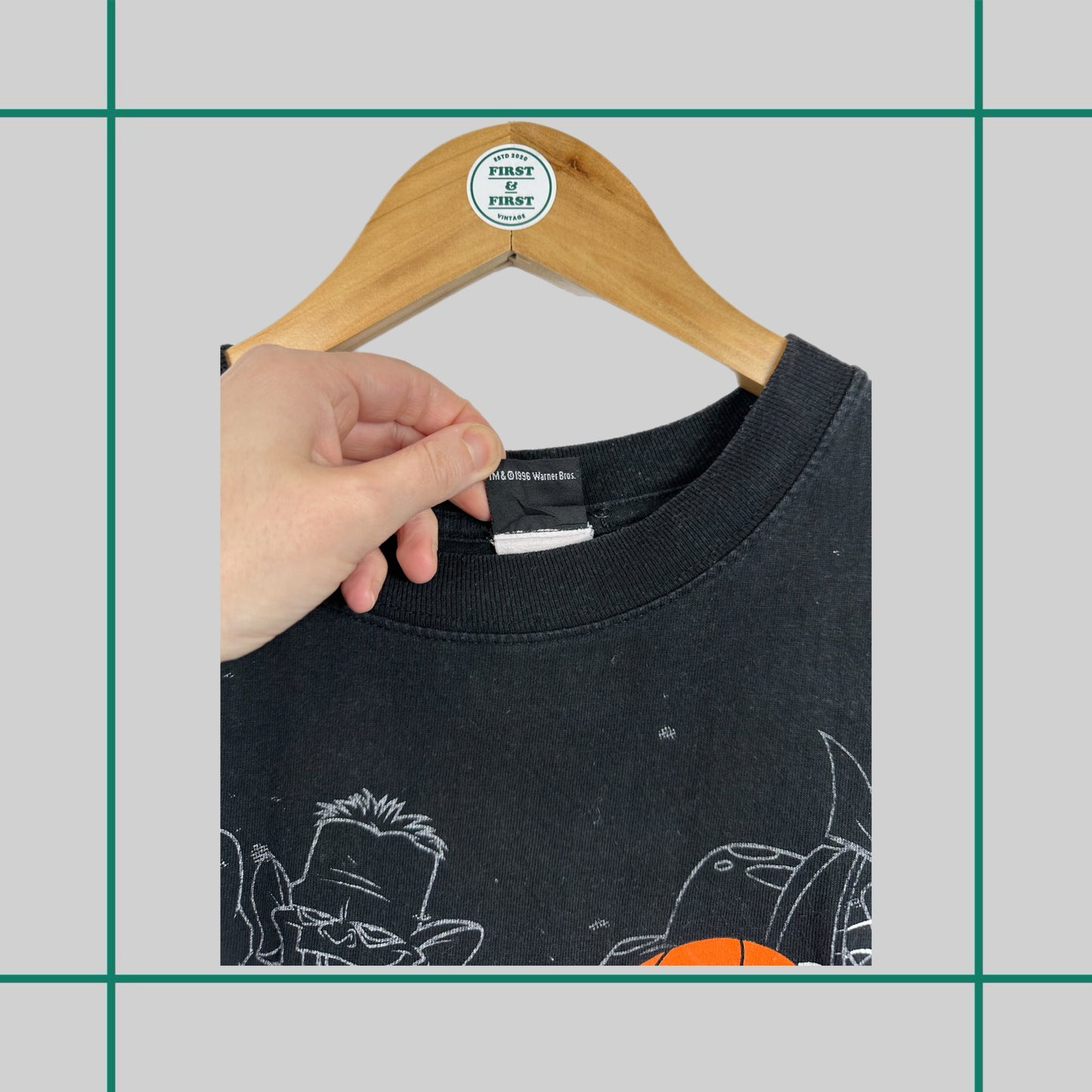 Vintage 1996 Space Jam AOP Tee