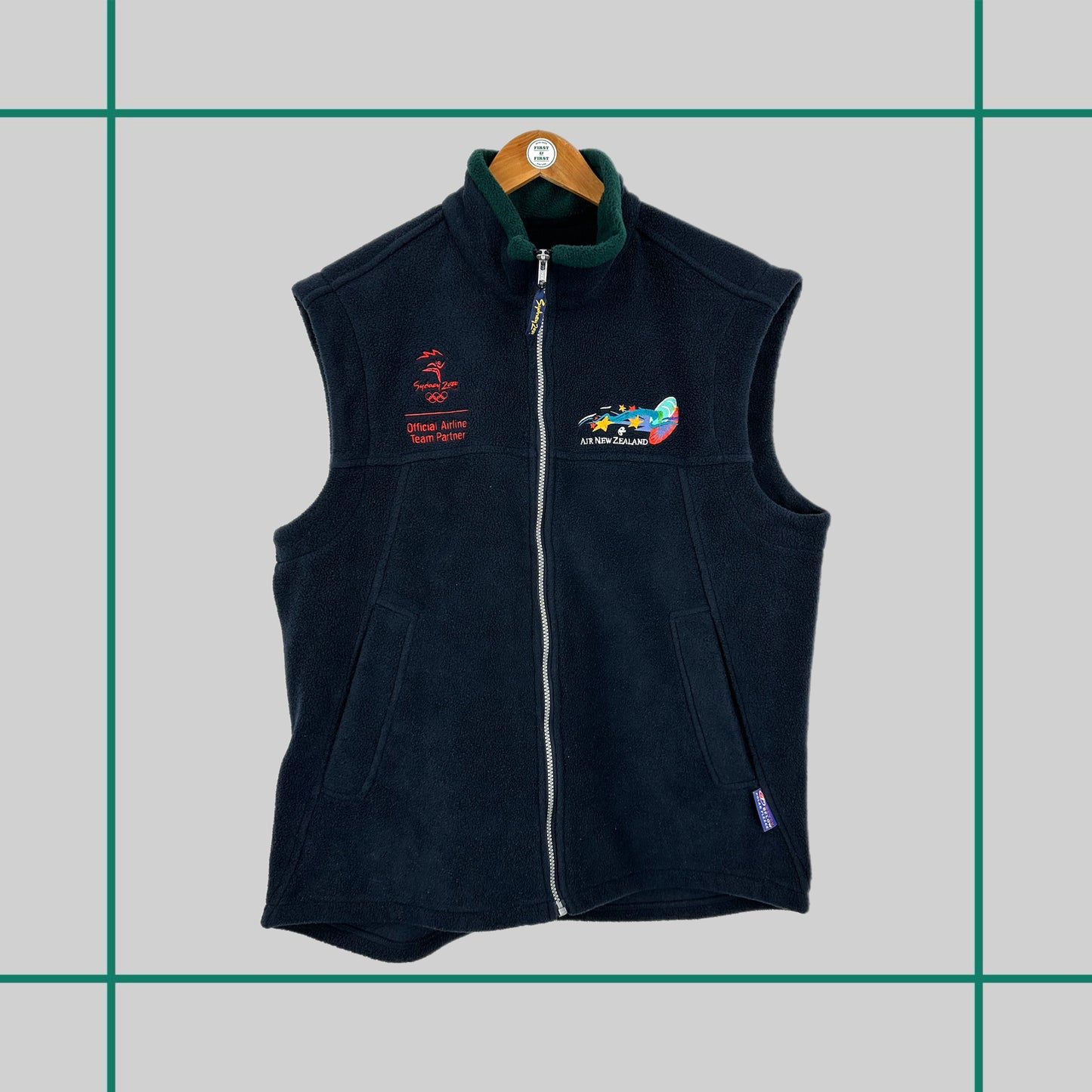 Vintage Air New Zealand x Sydney 2000 Olympics Fleece Vest