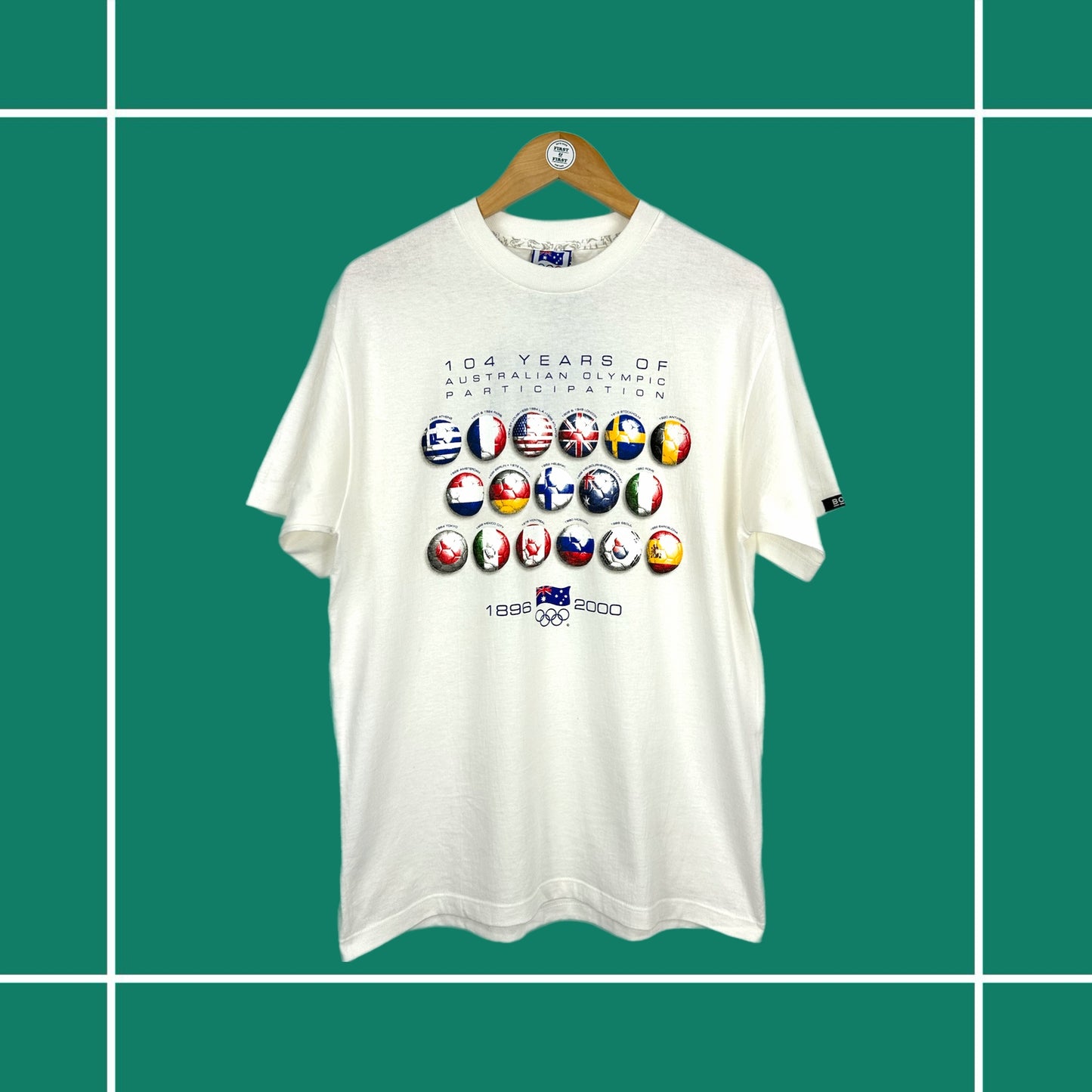 Vintage Sydney 2000 Olympics Soccer Ball Tee