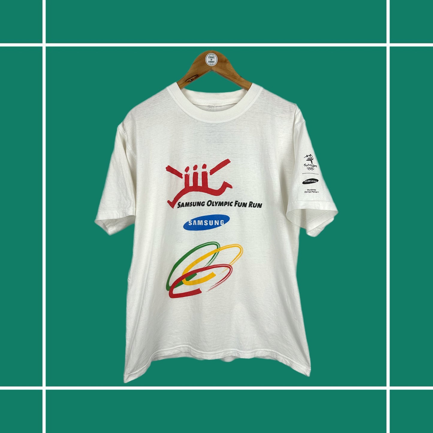 Vintage Samsung Sydney 2000 Olympics Fun Run Tee