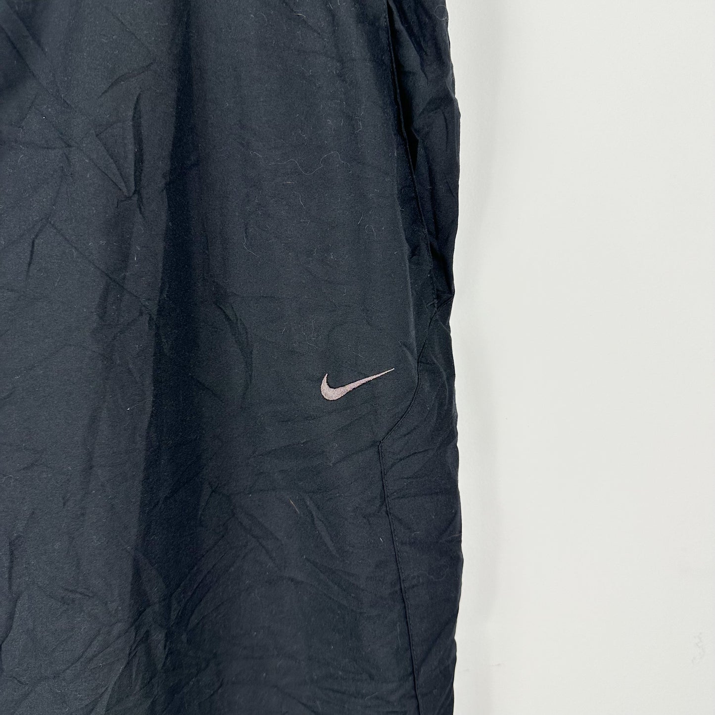 Vintage 00's Nike Black Nylon Track Pants - XL