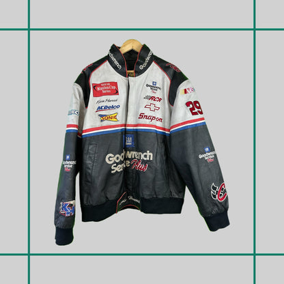 Vintage Goodwrench Service Racing Leather Jacket