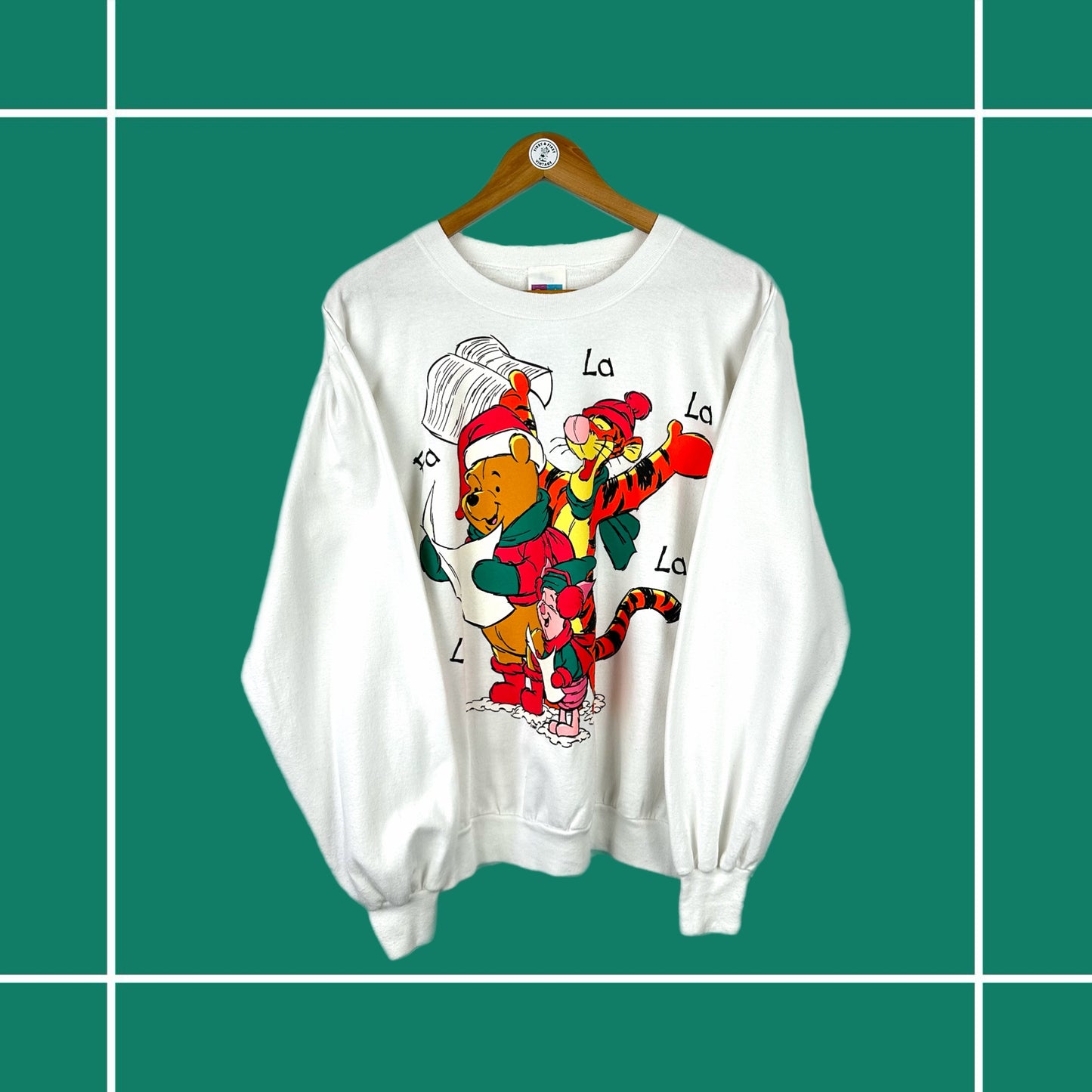 Vintage Winnie The Pooh Christmas Crewneck