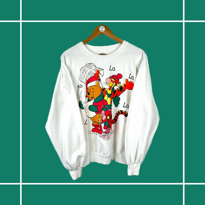 Vintage Winnie The Pooh Christmas Crewneck