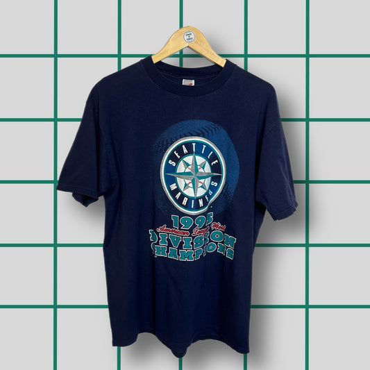 Vintage 1995 Seattle Mariners Logo Tee