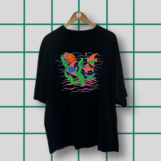 Vintage Neon Fish Tee