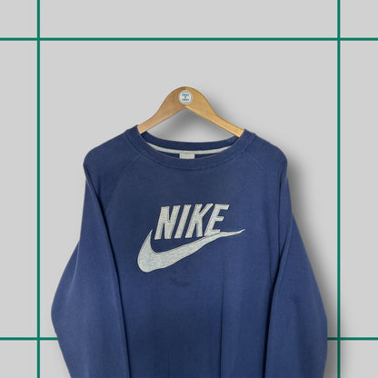 Vintage Nike Navy Futura Logo Crewneck