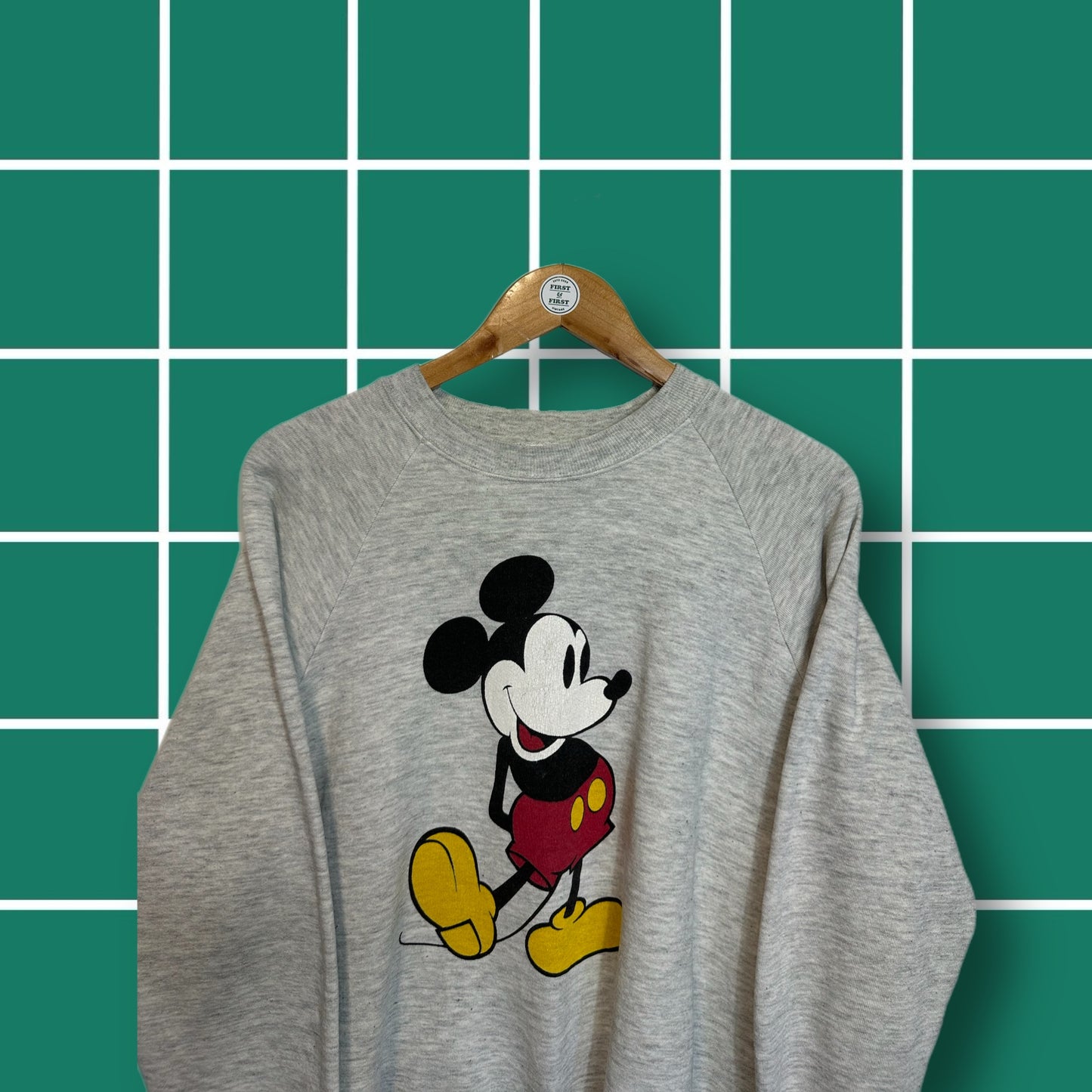 Vintage Mickey Print Crewneck