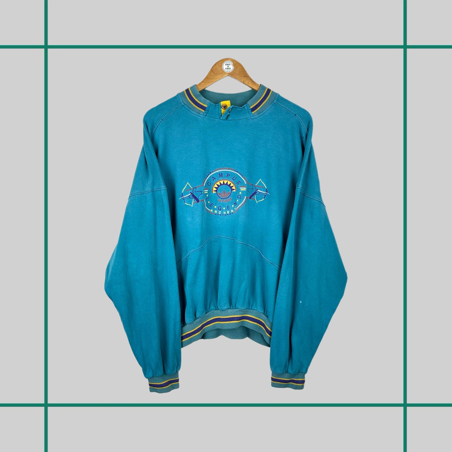 Vintage 90's Adidas Archery Crewneck