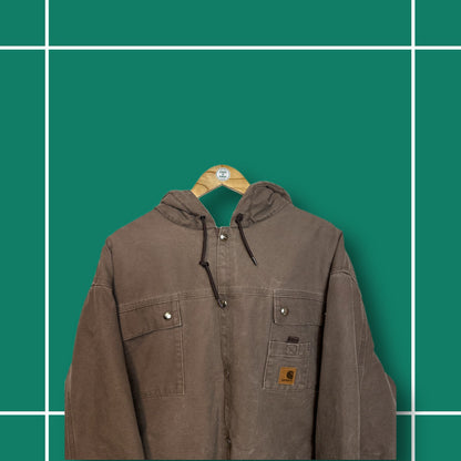 Vintage Carhartt Multi-Pocket Fleece Lined Jacket
