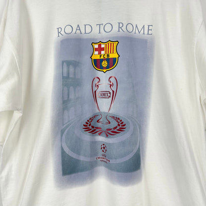 Vintage 2009 Champions League 'Road to Rome' Barcelona Tee