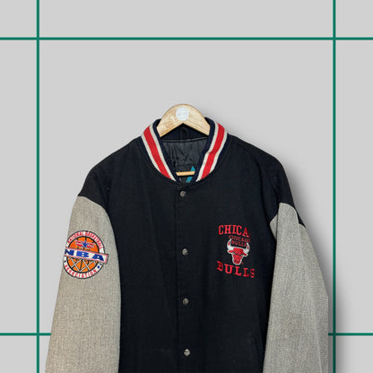 Vintage Logo Athletic x Chicago Bulls 90's Varsity Jacket
