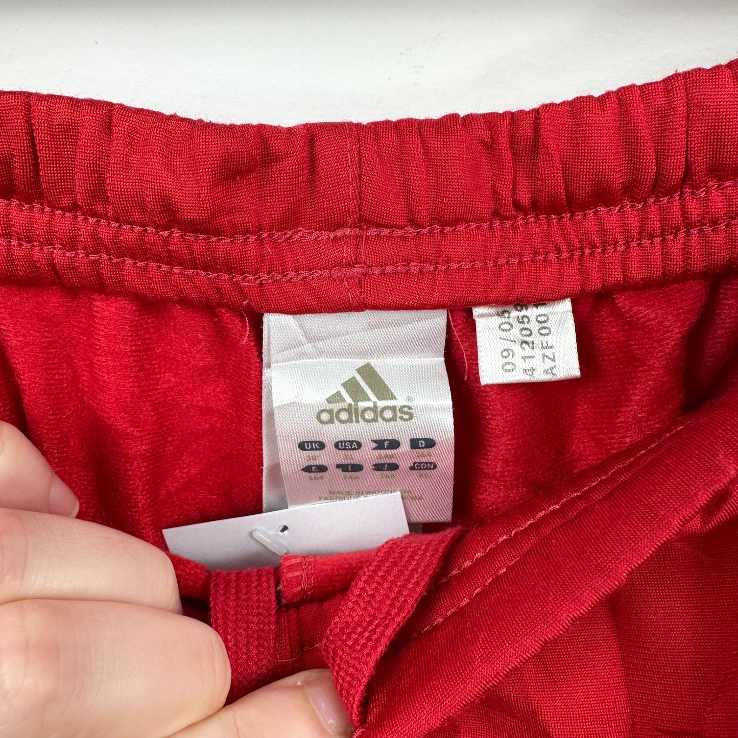 Vintage Adidas Red Track Pants - S
