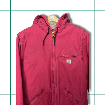 Vintage Carhartt Pink Worker's Jacket w/ Hood