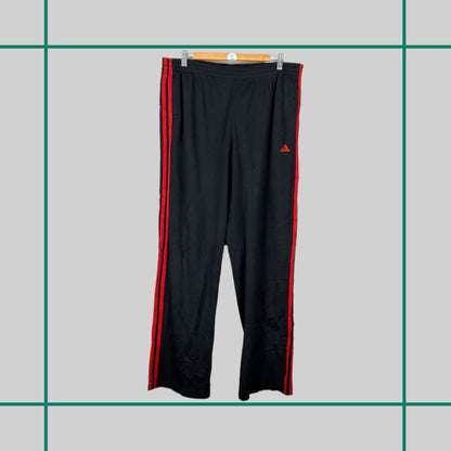 Vintage Adidas Black Track Pants - L