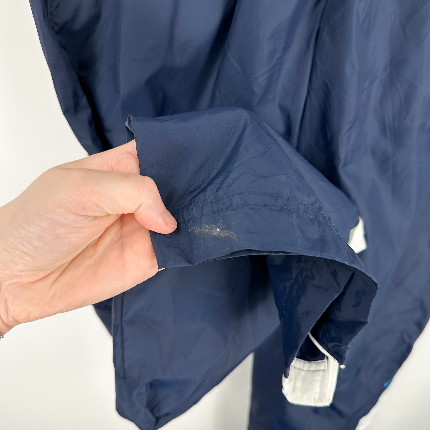 Vintage 00's Nike Navy Nylon Track Pants - L