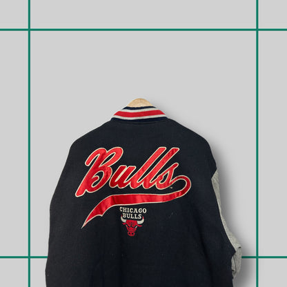 Vintage Logo Athletic x Chicago Bulls 90's Varsity Jacket