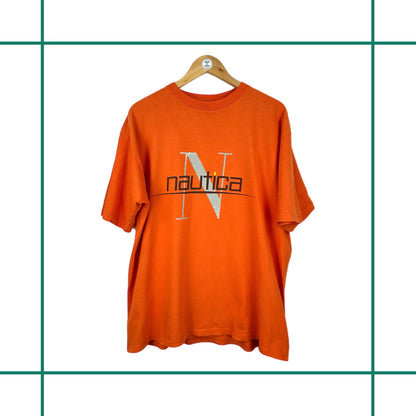 Vintage Nautica Orange Tee